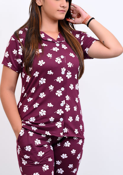 Imported Half Sleeves Night Suit