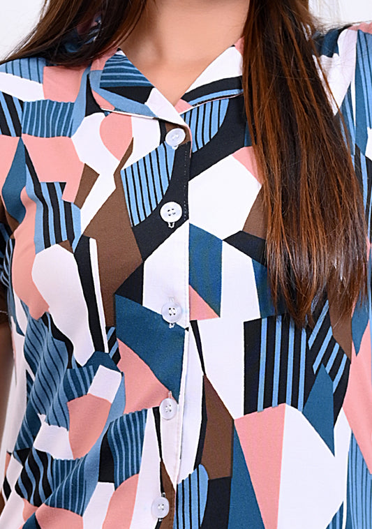 Imported Half Sleeves Night Suit