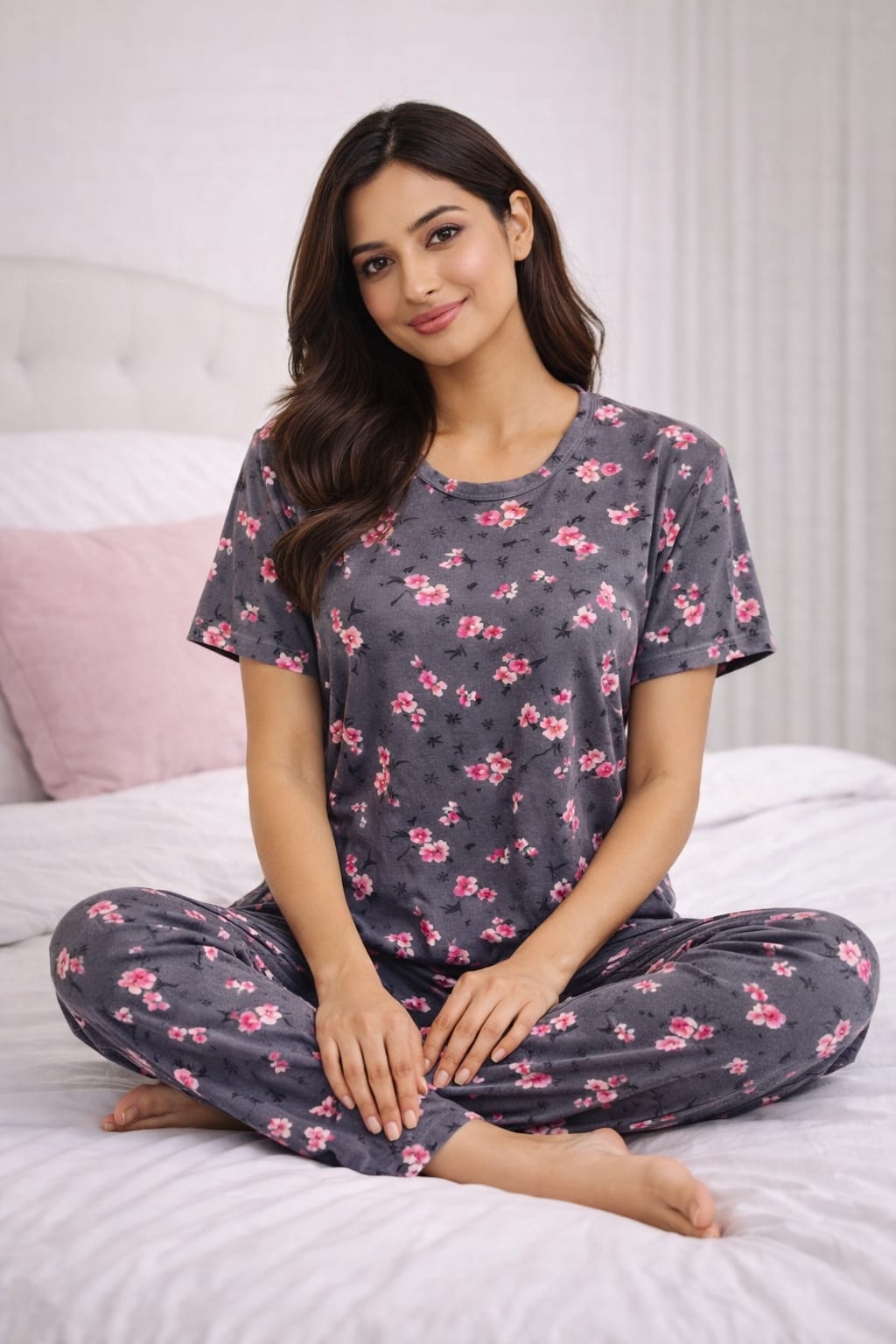 ROUND NECK NIGHT SUIT