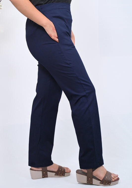 Cotton Pant Blue