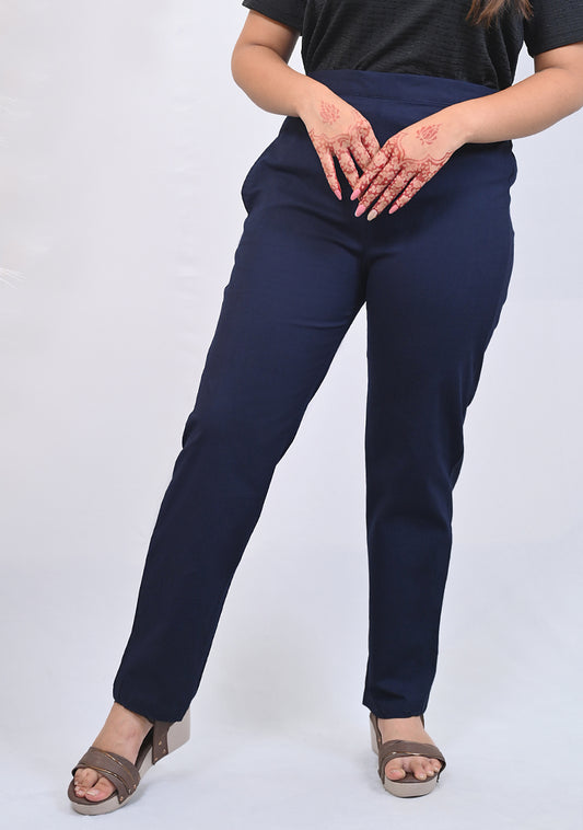 Cotton Pant Blue