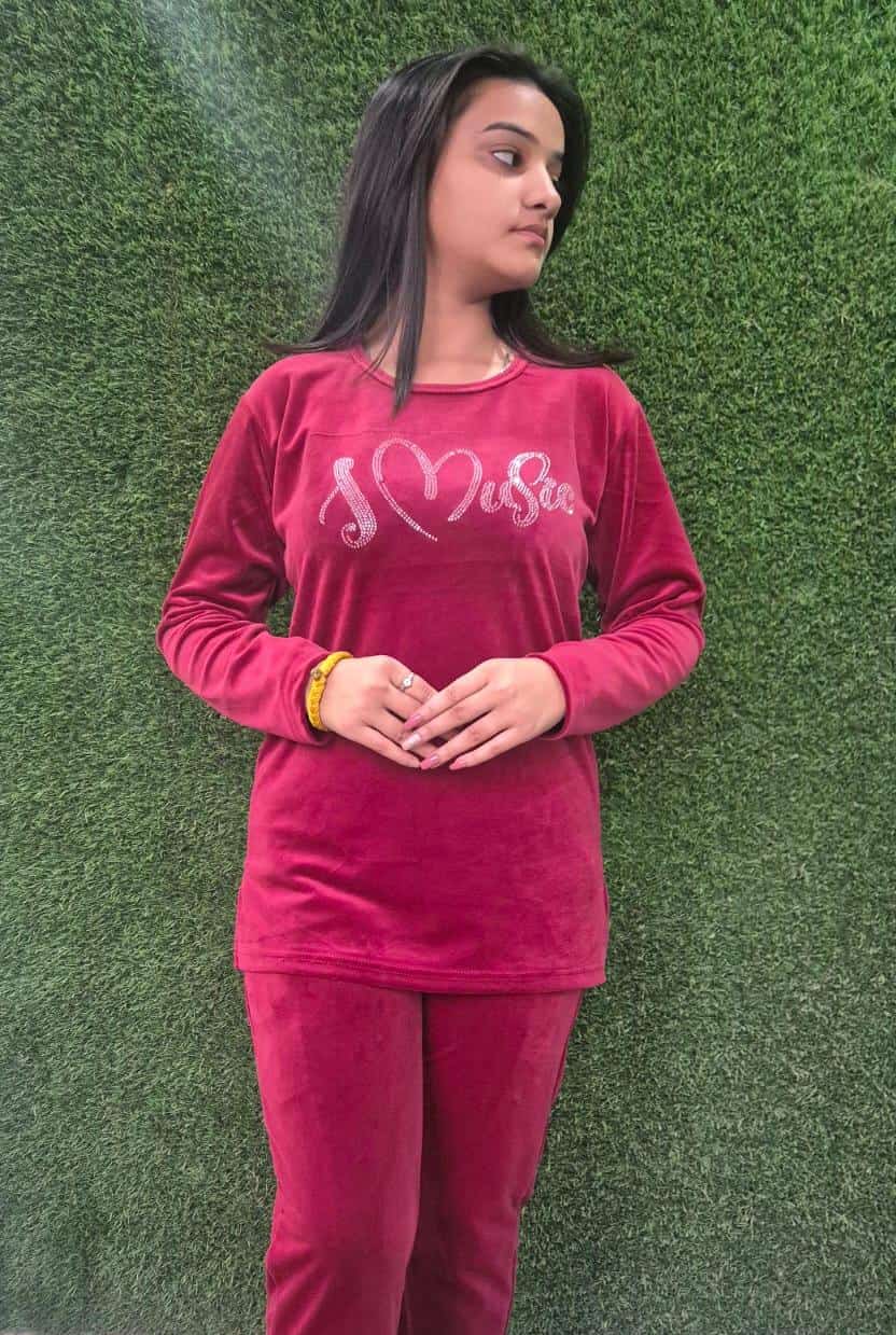 Velvet kurti